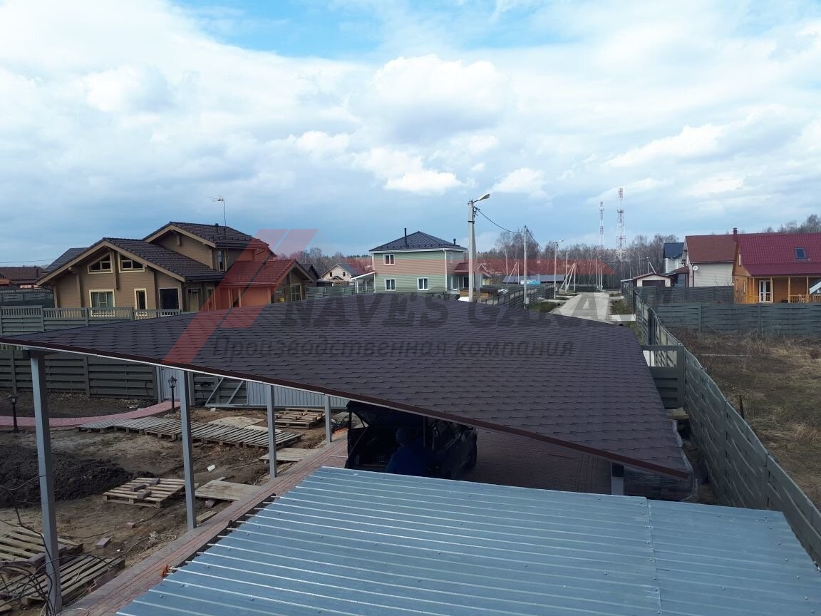 Навес Гарант - производство и монтаж навесов в Дубне. IMG 20180425 WA0010 - Навес Гарант - производство и монтаж навесов в Дубне.